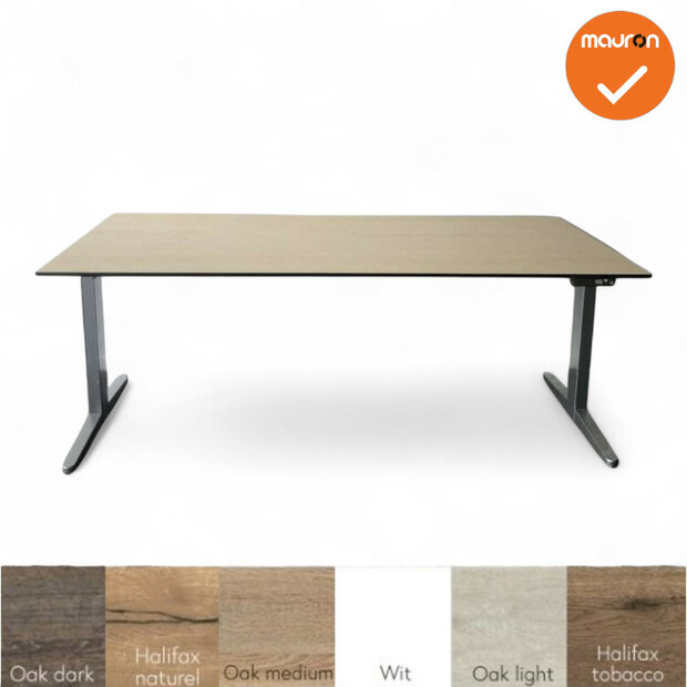 Bureau - Ahrend Balance - 160x80 - Elektrisch - Zilvergrijs