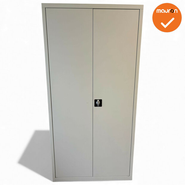 Ronis Draaideurkast Lockerkast  - 200x100x50cm - Zilvergrijs
