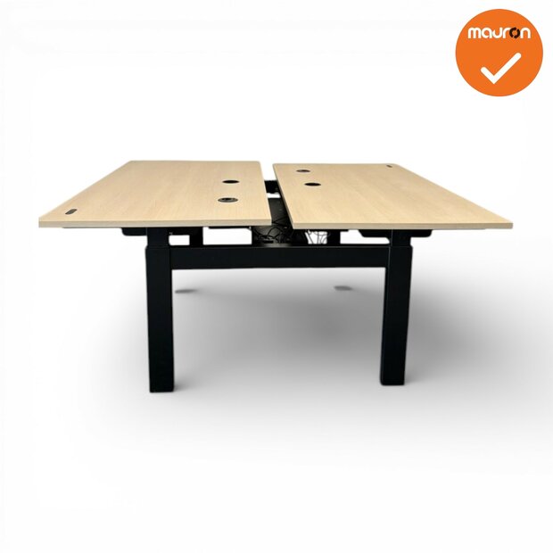 Vepa Presto Duo bureau - 140x80 - inclusief kabeldoorvoer en ingebouwd stekkerblok