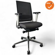 Gispen Zinn Bureaustoel - Grijs - Chroom voetkruis