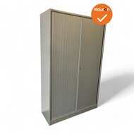 Ahrend Roldeurkast - 195x120x45 - Zilvergrijs - Zilvergrijze deuren