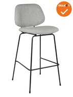 Barkruk Eva - NIEUW - Zonder armleuning - Grijs