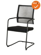 Vergaderstoel Flitz - NIEUW - Zwart 