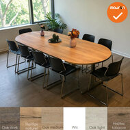 Vergadertafel - Ahrend 400x120 - Ovaal