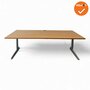 Bureau - Ahrend 500 - Handmatig - Zilvergrijs - Beuken melamine blad - 180x80